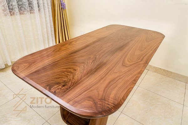 Thiết kế mặt bàn ăn bằng gỗ óc chó cao cấp