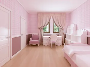 Màu hồng pastel được ưa chuộng trong thiết kế phòng ngủ