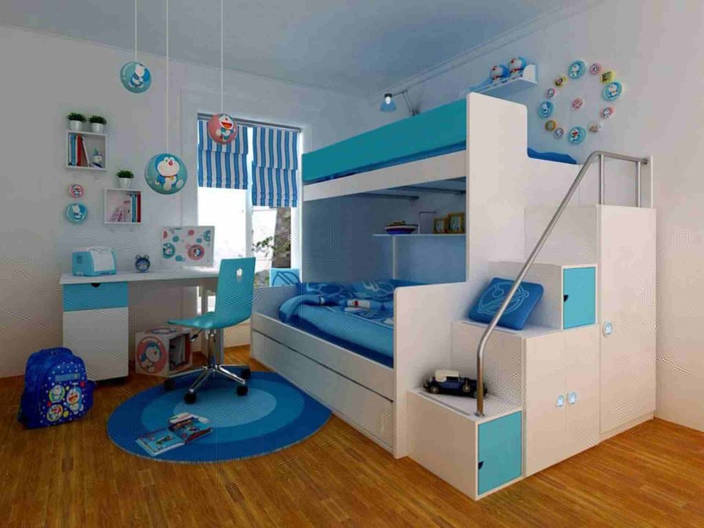 Giường tầng với thiết kế thông minh