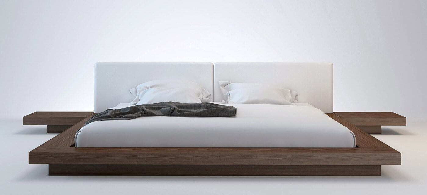 Chiếc giường với thiết kế vô cùng rộng rãi, thoải mái