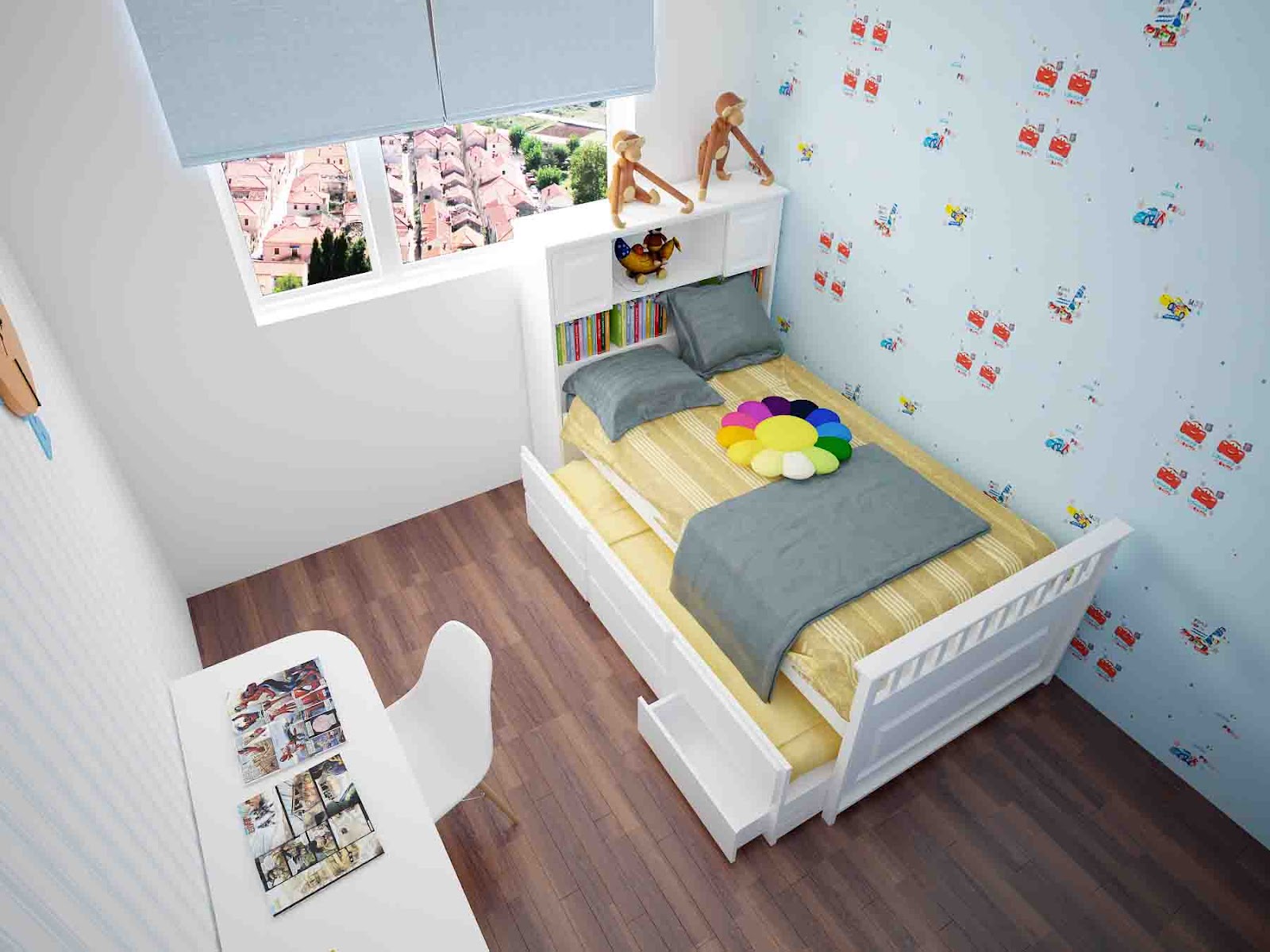 Ý tưởng thiết kế phòng ngủ nhỏ