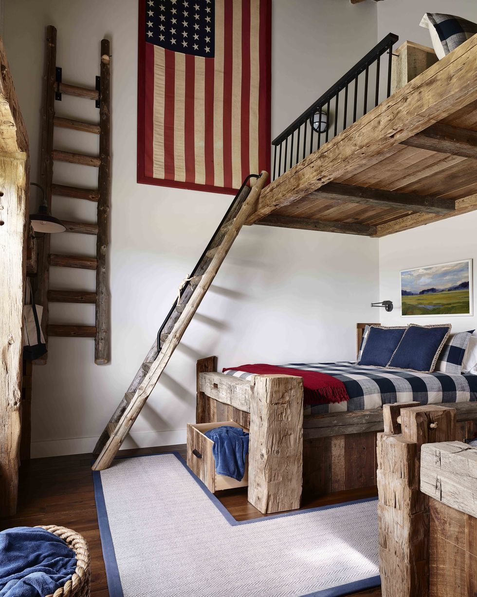 Thiết kế phòng ngủ sử dụng gỗ tự nhiên và mát mẻ
