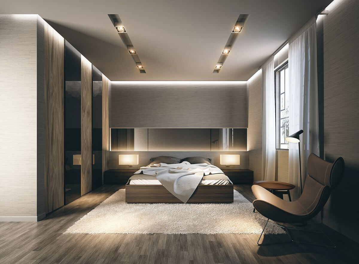 Thiết kế phòng ngủ master hiện đại