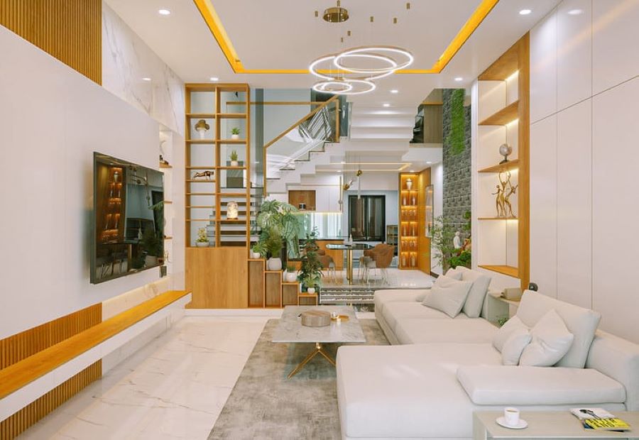 35+ Mẫu thiết kế nội thất phòng khách hiện đại đẹp – cập nhật xu hướng