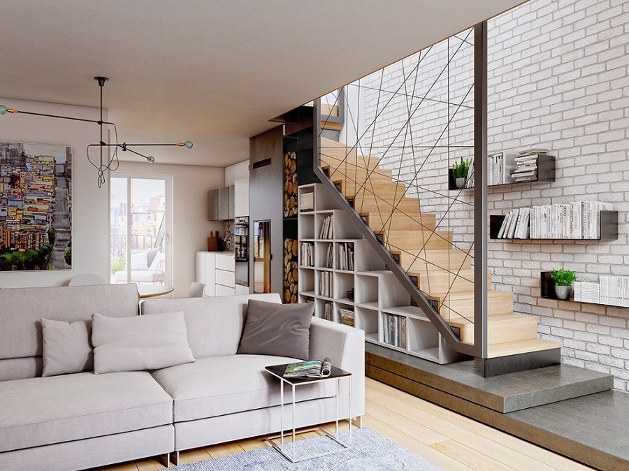 21+ Ý tưởng thiết kế phòng khách nhà ống 4m hiện đại đẹp – QuaTest2