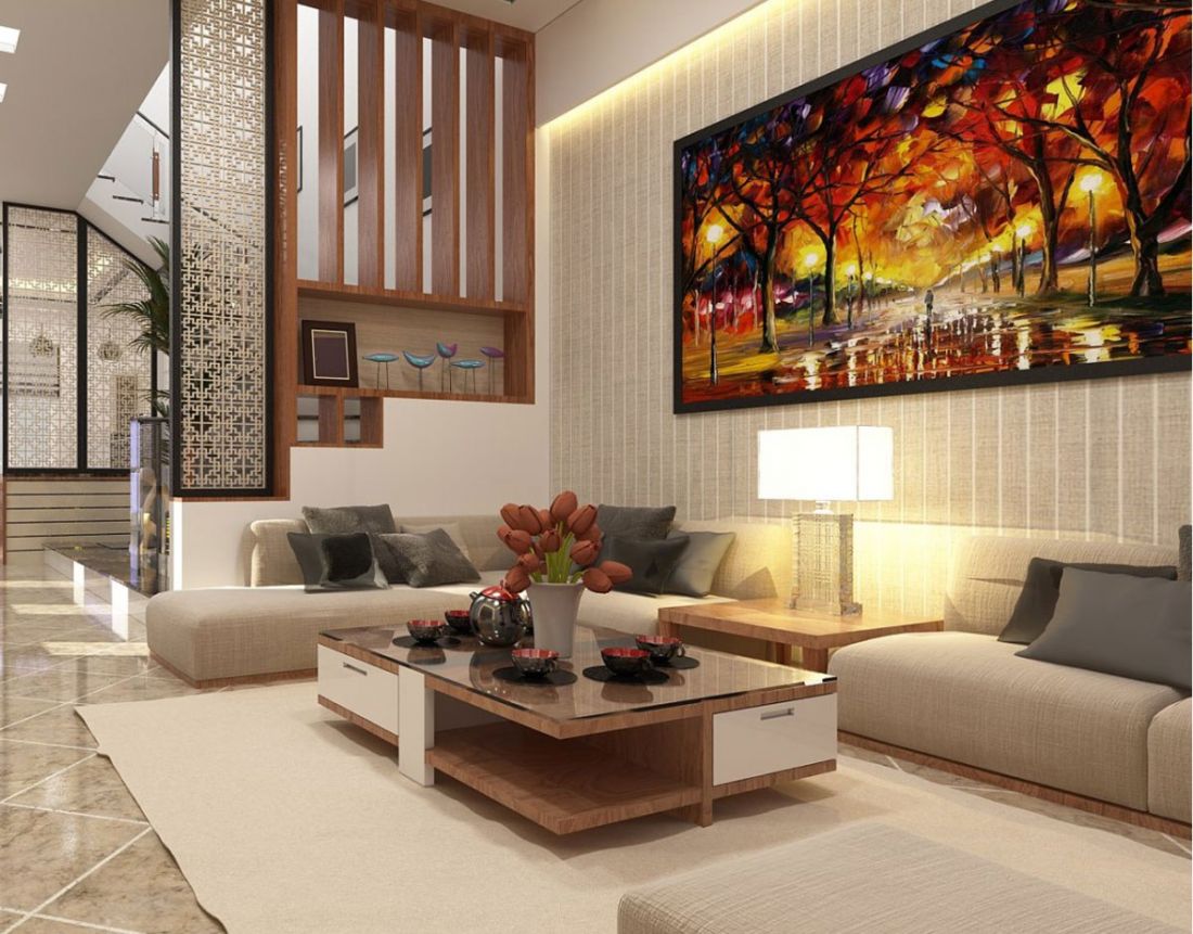 Kiến trúc sư gợi ý cách bố trí phòng khách nhà ống đẹp và tiện nghi nhất -  Kiến trúc Angcovat